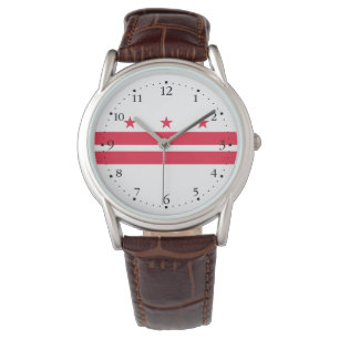Washington DC:s statsflagga Armbandsur