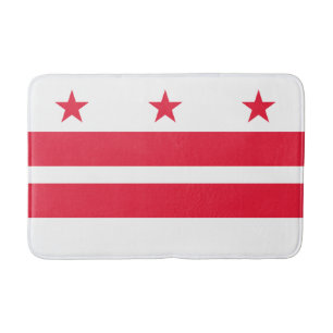 Washington DC:s statsflagga Badrumsmatta
