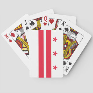 Washington DC:s statsflagga Casinokort
