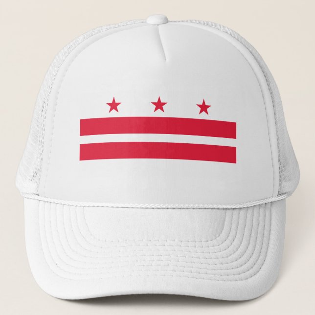 Washington DC:s statsflagga Keps (Framsida)