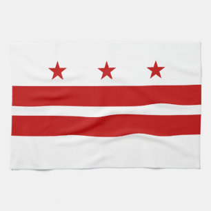 Washington DC:s statsflagga Kökshandduk