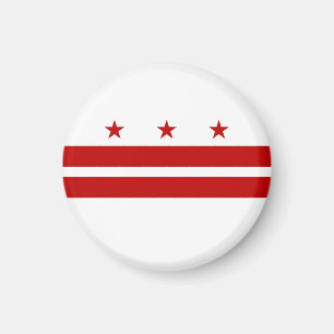 Washington DC:s statsflagga Magnet