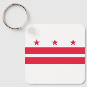 Washington DC:s statsflagga Nyckelring