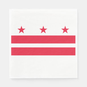 Washington DC:s statsflagga Pappersservett