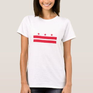 Washington DC:s statsflagga T Shirt
