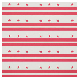Washington DC:s statsflagga Tyg