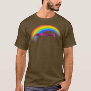 Washington DC Siluett Rainbow Pride HBTQ T Shirt