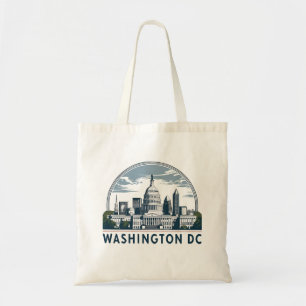 Washington DC Siluett Tygkasse