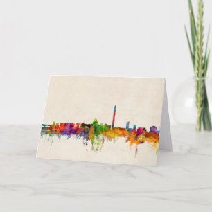 Washington DC Skyline Cityscape Kort