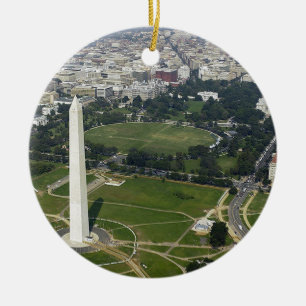 Washington DC Skyline Julgransprydnad Keramik