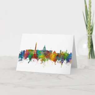 Washington DC Skyline Kort