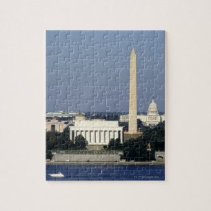 Washington DC Skyline med US Huvudstad Byggnad 2 Pussel