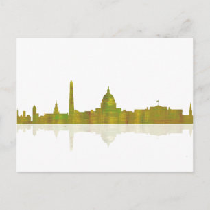 WASHINGTON DC SKYLINE - vykort
