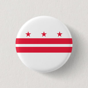 Washington DC Statlig flagga Knapp