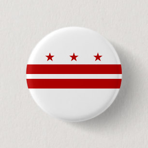 Washington DC Statlig flagga Knapp
