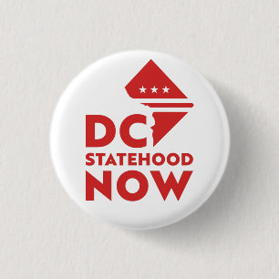 Washington DC-statsmakten nu Button Knapp