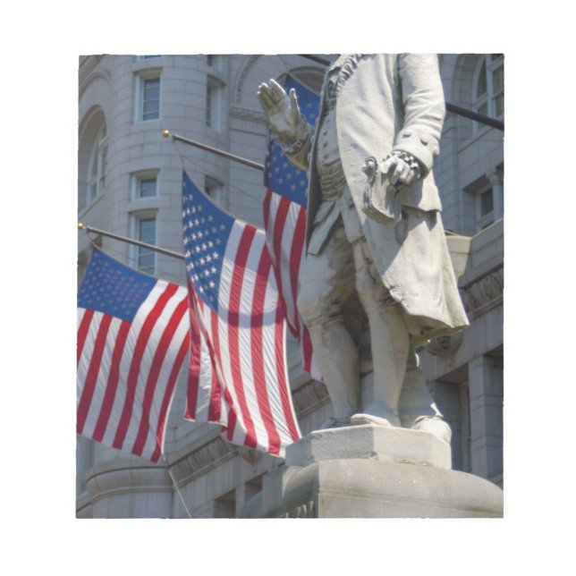 Washington, DC, staty av Benjamin Franklin Anteckningsblock (Framsida)