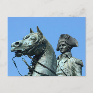 Washington, DC, staty av general George Vykort