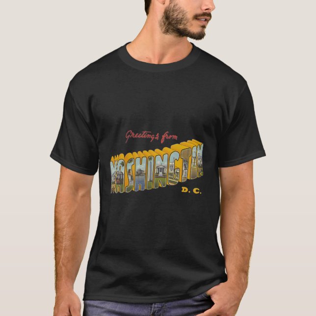 Washington Dc T Shirt (Framsida)