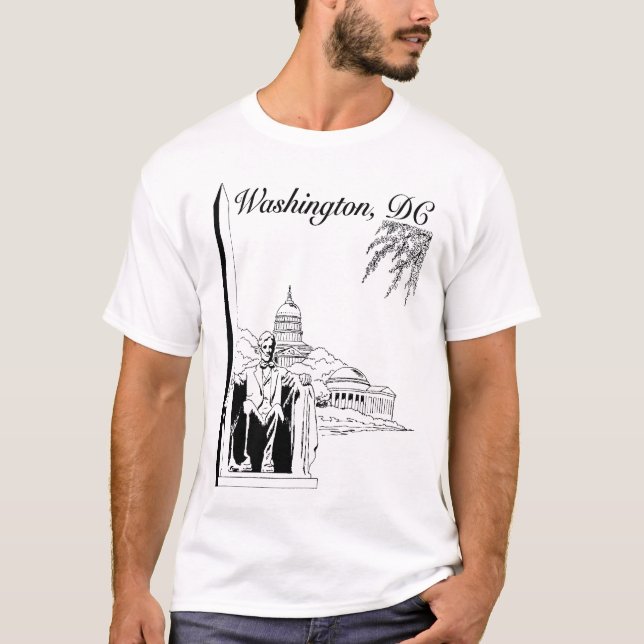 Washington DC Tee Shirt (Framsida)