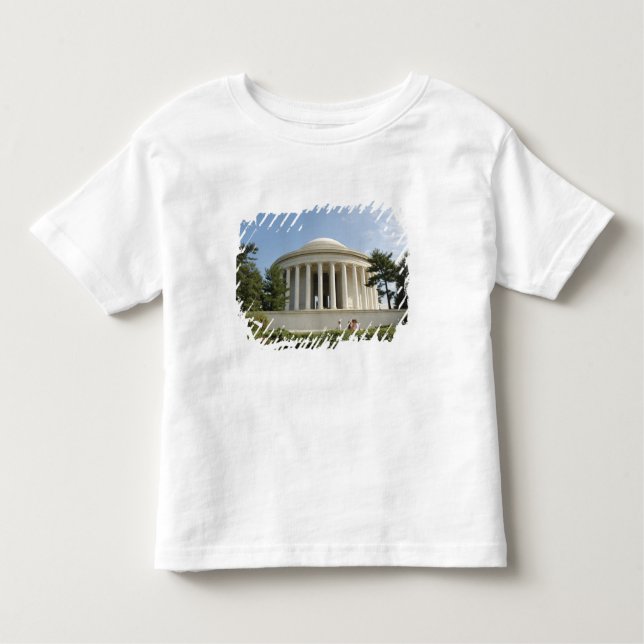 Washington DC. Thomas Jefferson minnesmärke T Shirt (Framsida)