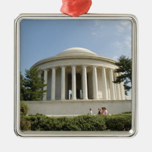Washington, DC. Thomas Jefferson-minnesmärket Julgransprydnad Metall