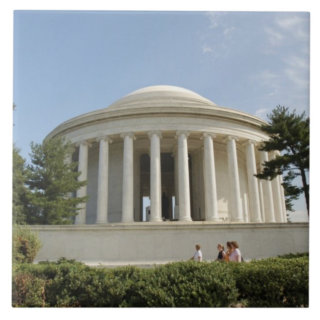 Washington, DC. Thomas Jefferson-minnesmärket Kakelplatta (Framsidan)