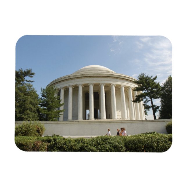 Washington, DC. Thomas Jefferson-minnesmärket Magnet (Horisontell)