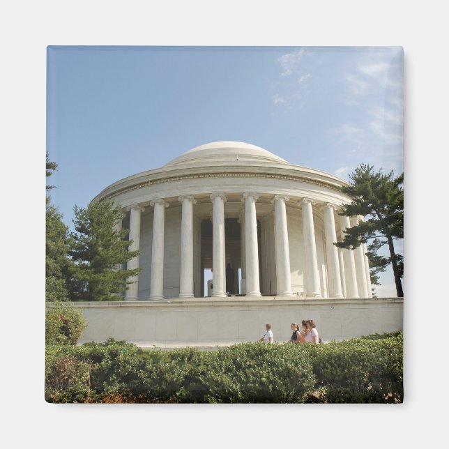 Washington, DC. Thomas Jefferson-minnesmärket Magnet (Framsidan)
