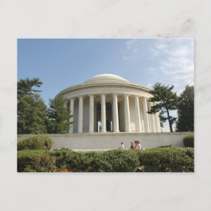 Washington, DC. Thomas Jefferson-minnesmärket Vykort