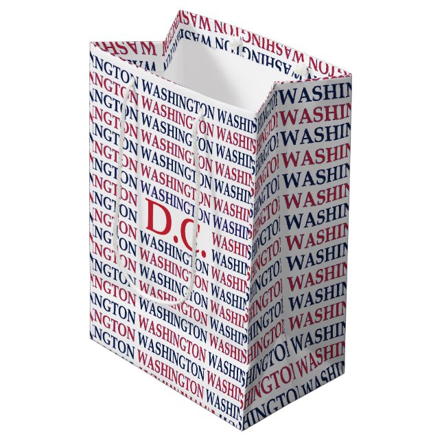 Washington DC typografi (Framsidan Vinklad)