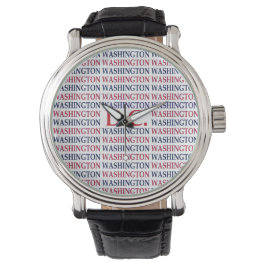 Washington DC Typography Armbandsur
