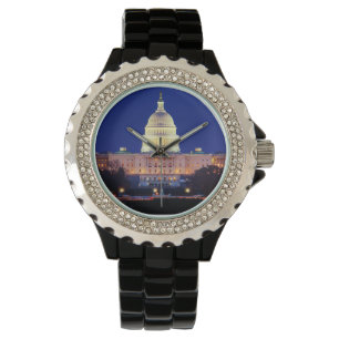 Washington DC United Stater Huvudstad i Dusk Armbandsur