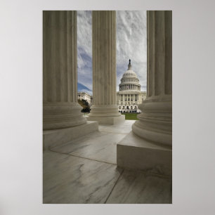 Washington DC-utskrift Poster