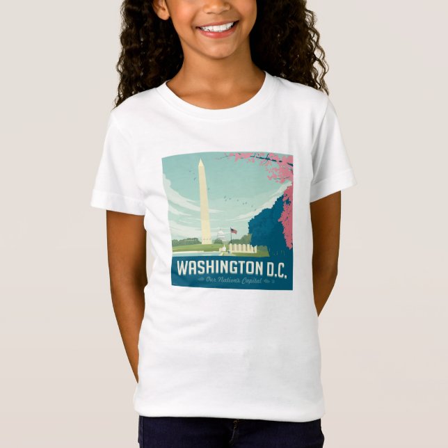 Washington DC | Vår nations huvudstad T Shirt (Framsida)