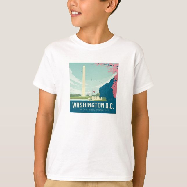 Washington DC | Vår nations huvudstad T Shirt (Framsida)