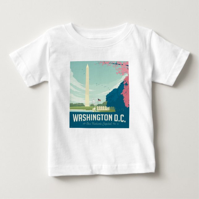 Washington DC | Vår nations huvudstad T Shirt (Framsida)