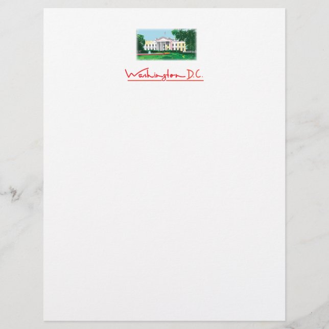 Washington DC - Vita huset (Framsida)