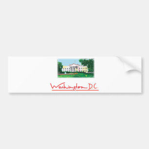 Washington DC - Vita huset Bildekal