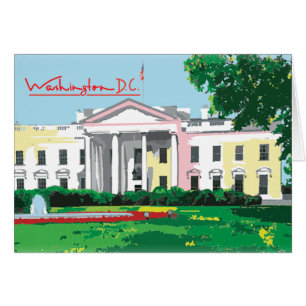 Washington DC - Vita huset Hälsningskort