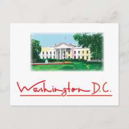 Washington DC - Vita huset Vykort
