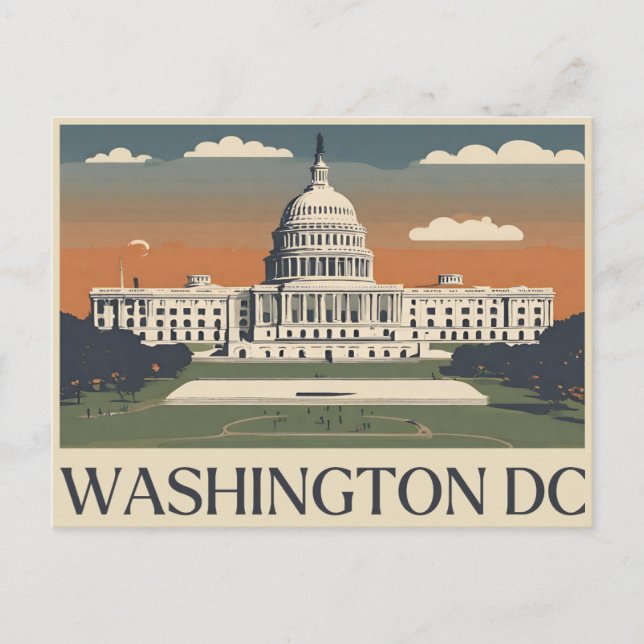 Washington DC Vykort (Framsida)
