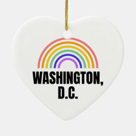 Washington DC - Washington Julgransprydnad Keramik