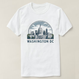 Washington DCs siluett T Shirt