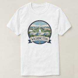 Washington DCs siluett T Shirt