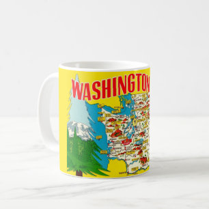 Washington - Det ständigt gröna delstaten Kaffemugg