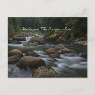 Washington "Evergreen State" Vykort
