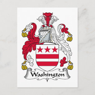 Washington Family Crest Vykort