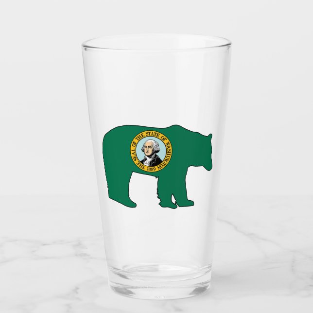 Washington Flag Bear Glaskopp (Framsida)