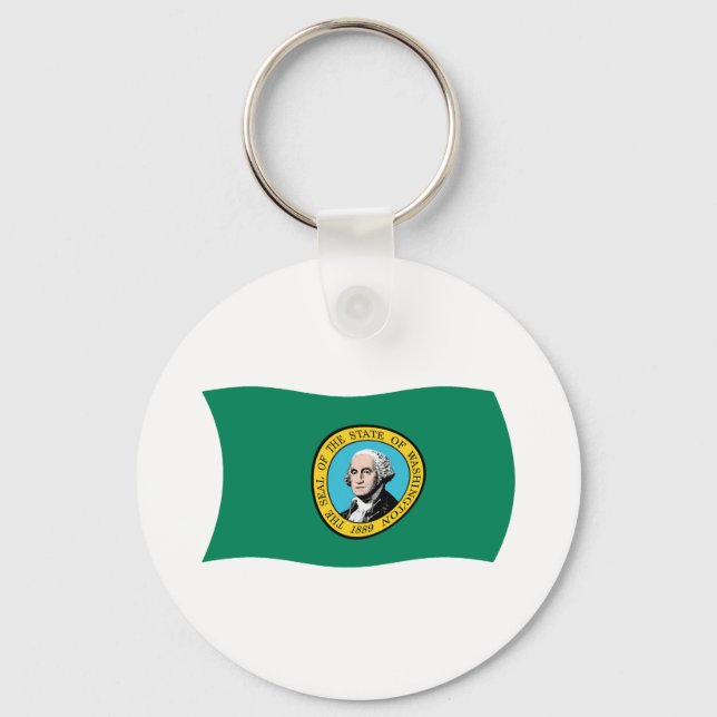 Washington Flagg Nyckelring (Framsida)